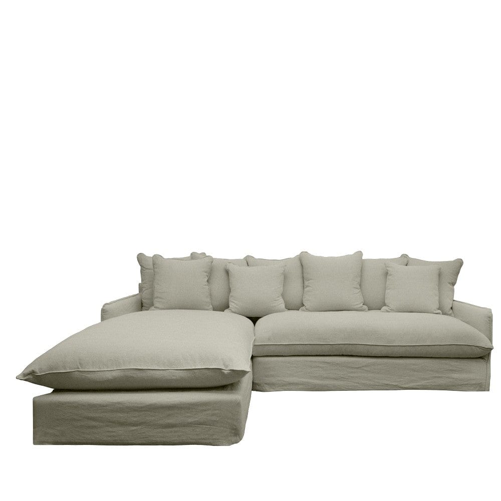 Lotus Slipcover 2.5 Seater Modular with RH Chaise