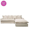 Lotus Slipcover 2.5 Seater Modular with LH Chaise