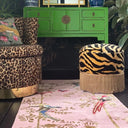 Jardin de Orient Pink & Gold Hand Tufted Rug PRE ORDER