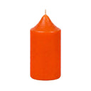 Orange Pillar Candle 100mm