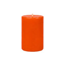 Orange Pillar Candle 100mm