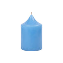 Lake Blue Pillar Candle 75mm