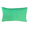 Zinnia Emerald Sky 60x35cm Piped Cushion