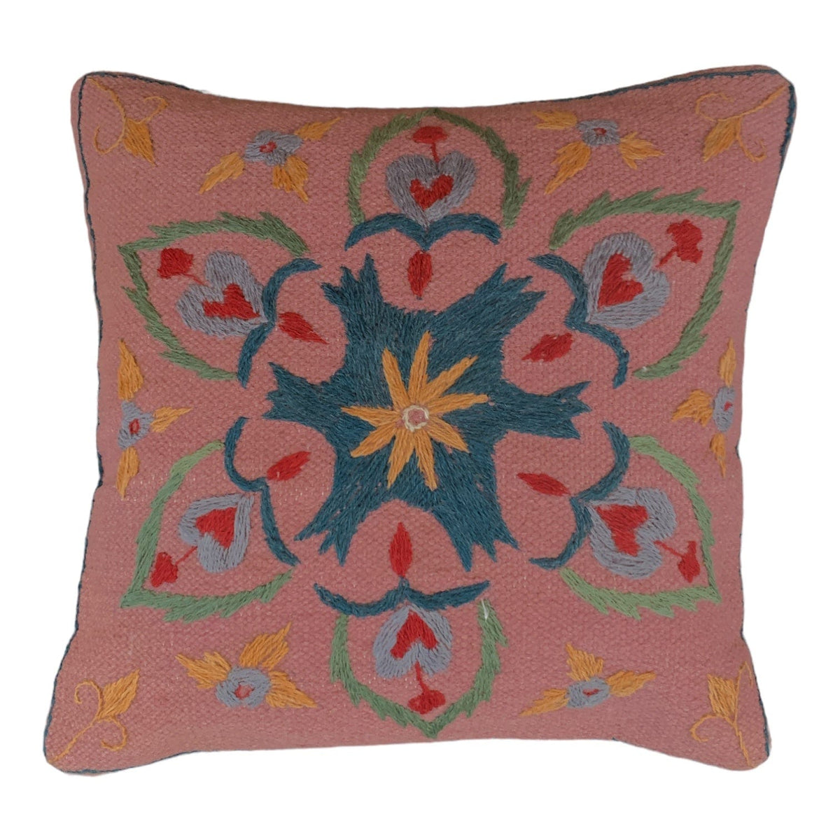 Bluebell Embroidered 45x45cm Cushion