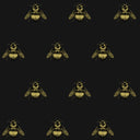 napoleon-bee-fabric-on-black-pre-order_Little-and-Fox