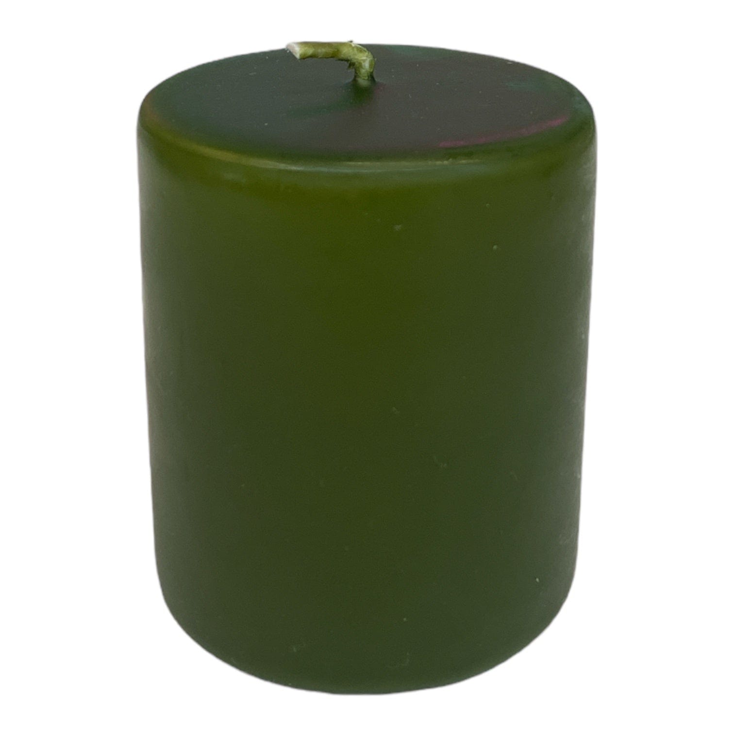 Olive Pillar Candle 75mm