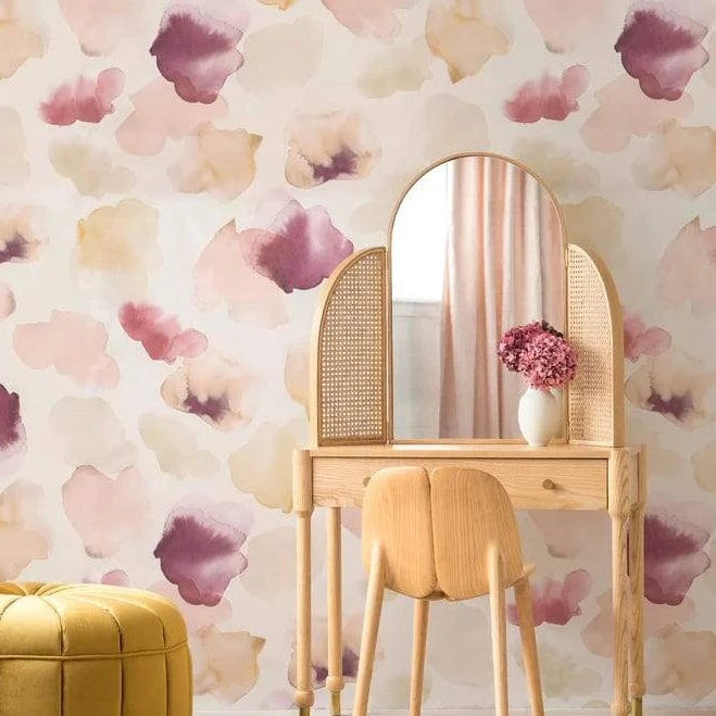Petals Pressed Wallpaper Available in 2 colourways - Pre-Order