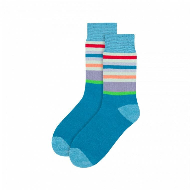 Aqua-Stripe-Socks-Little-and-Fox