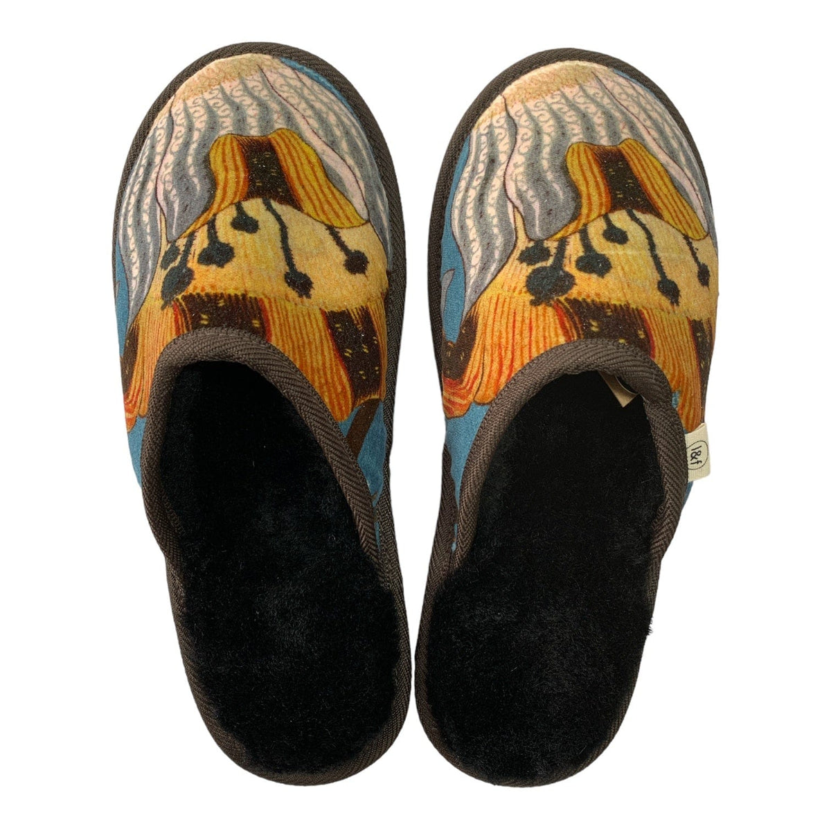    Gold-Artemis-Small-Black-Slippers-Little-and-Fox