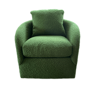 Swivel Chair in Designers Guild Cormo Boucle