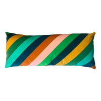 Sherbet Stripe 35x85cm Lumbar Cushion