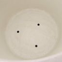 Piako Ribbed Cylinder Planter Small  - White PRE ORDER