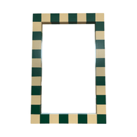 Checkerboard Green Mirror