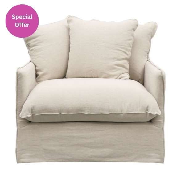 Lotus Slipcover Armchair