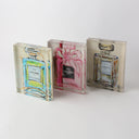 Blush Ribbon Acrylic Art Block