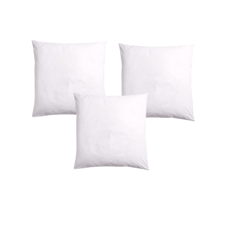 60x60cm Feather Cushion Inner Bundle of 3