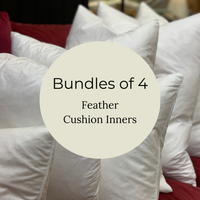 Bundles of 4 Feather Cushion Inners