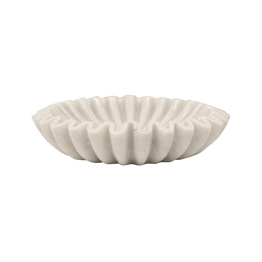 Pleated Marble Small Dish