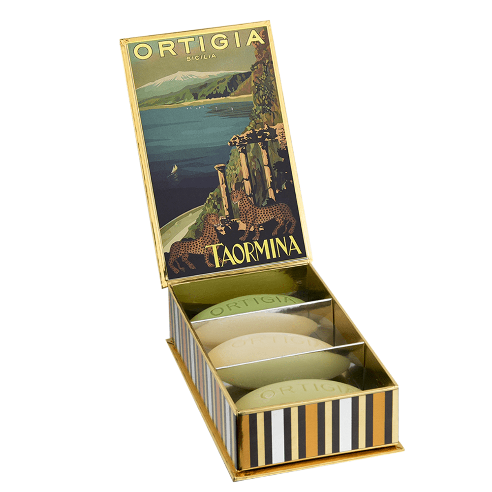 Taormina City Box Soaps Set of 3