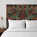 Custom Rectangle Headboard with Antique Nails