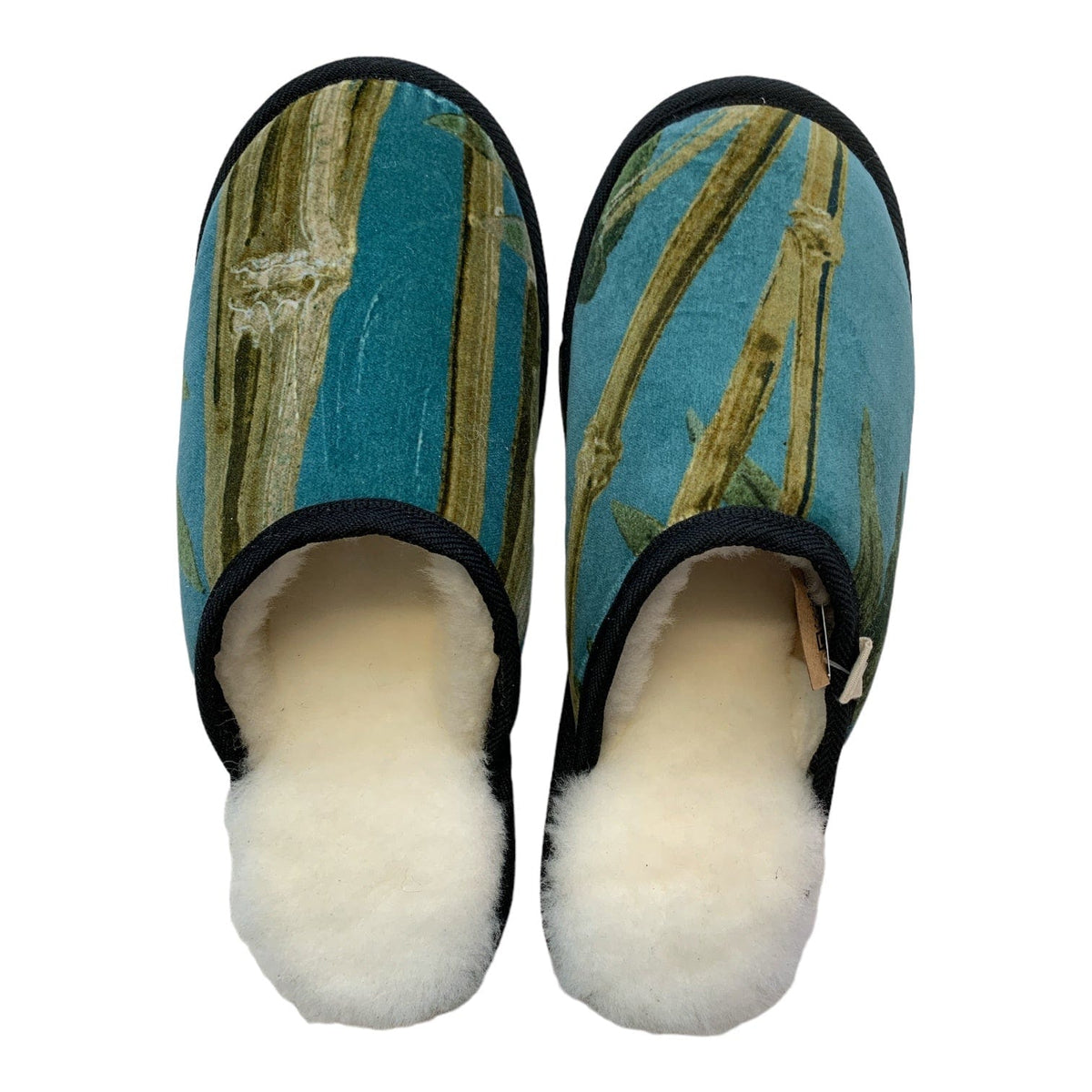 Bambusa Large White Slippers Little & Fox