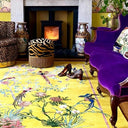 Birdsong Yellow Hand Tufted Rug PRE ORDER