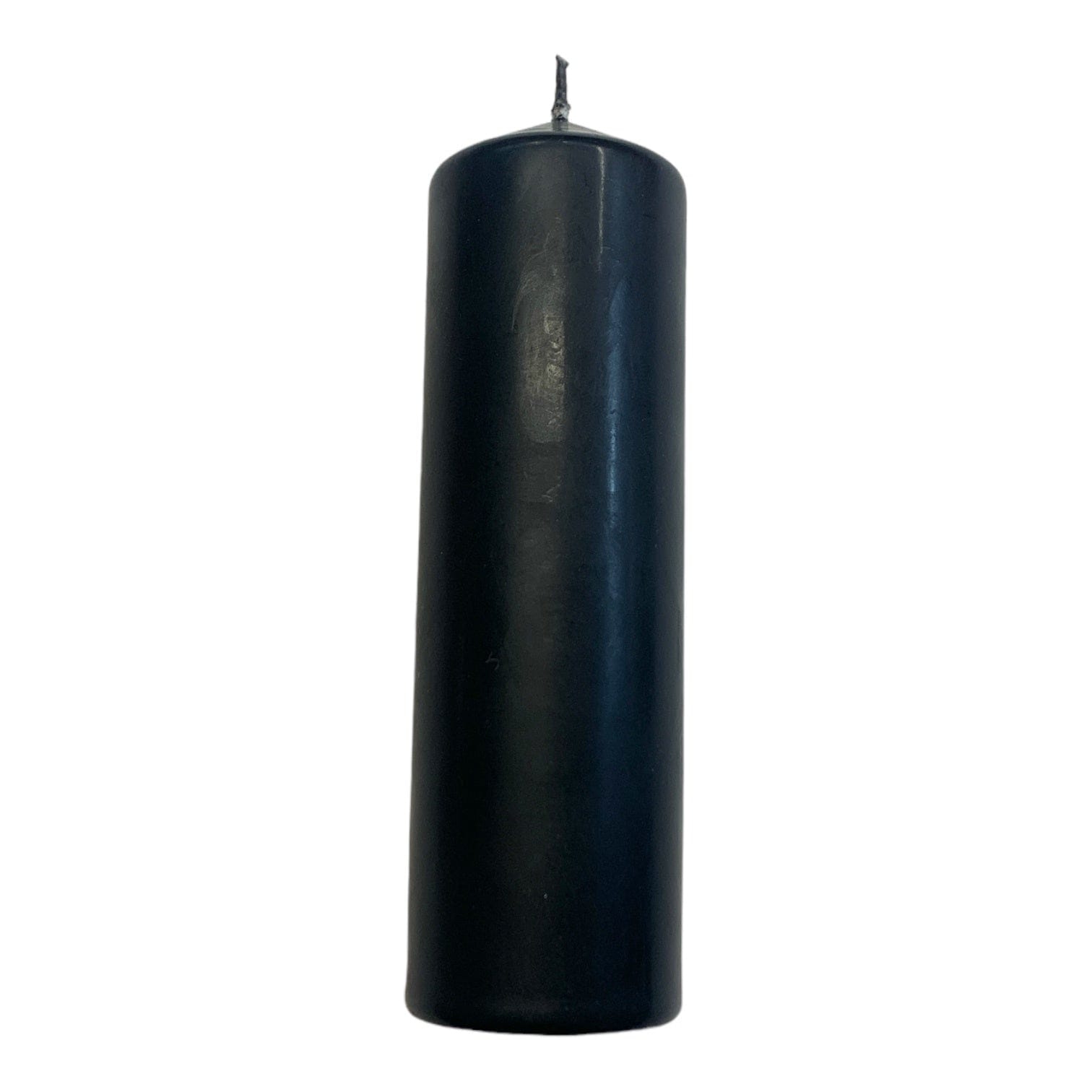 Black Column Candle 150mm little and fox .JPG