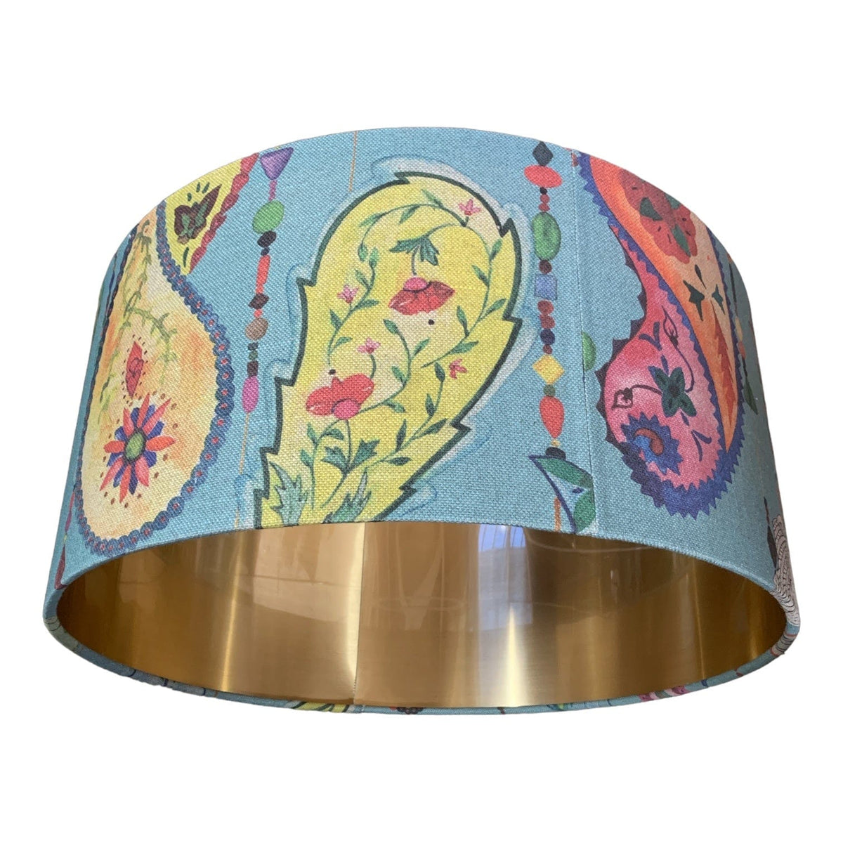 Boho 22" Gold Lined Lampshade Little & Fox