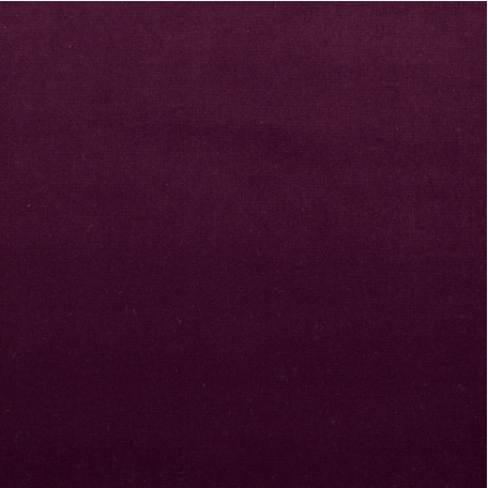 A boysenberry coloured velvet fabric.
