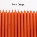 Burnt Orange Boxed Candle 6's 240mm