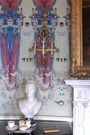 Butterfly Totem Damask Wallpaper Panel PRE ORDER