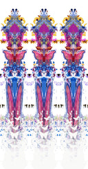 Butterfly Totem Damask Wallpaper Panel PRE ORDER