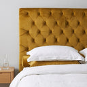 Custom Buttoned Headboard