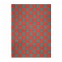Checkerboard Orange & Pewter 1.8x2.5m Rug