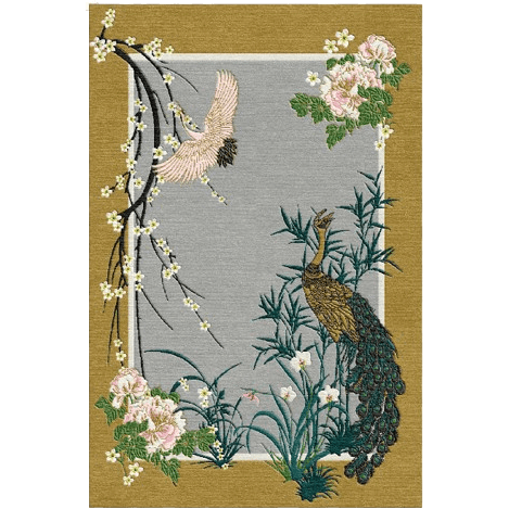 Chinese Garden 244x152cm Hand Tufted Rug Little & Fox