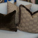 Diamond Weave 55x55cm Fringed Cushion