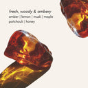 Electric Amber Soy Candle Large