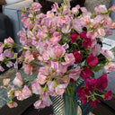 Faux Lilac Tall Sweetpea Flower