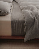 Flocca Nox Linen Duvet Cover