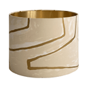 Graffito Gold 16" Drum Lampshade