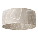Graffito Beige Lined 28" Pendant Lampshade
