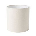 Haven Linen White 12" Drum Lampshade