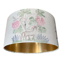 Hedgerow Gold Lined 17" Pendant Lampshade Little & Fox