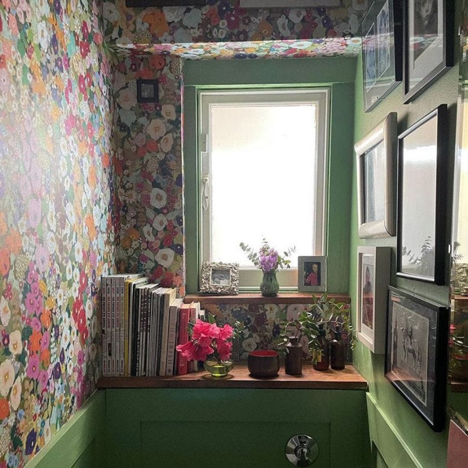 House of Hackney | Hollyhocks Floral Wallpaper – NZ – Little & Fox
