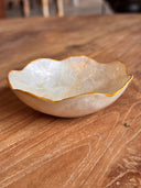 Crushed Shell Petal Bowl