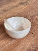 Crushed Shell Bowl with Spoon
