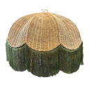 Rattan Tassel Pendant Lampshade