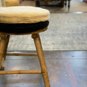 Sheepskin Stool Pad Short Black