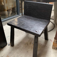 Black Teak Primitive Chair