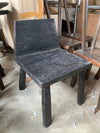 Black Teak Primitive Chair